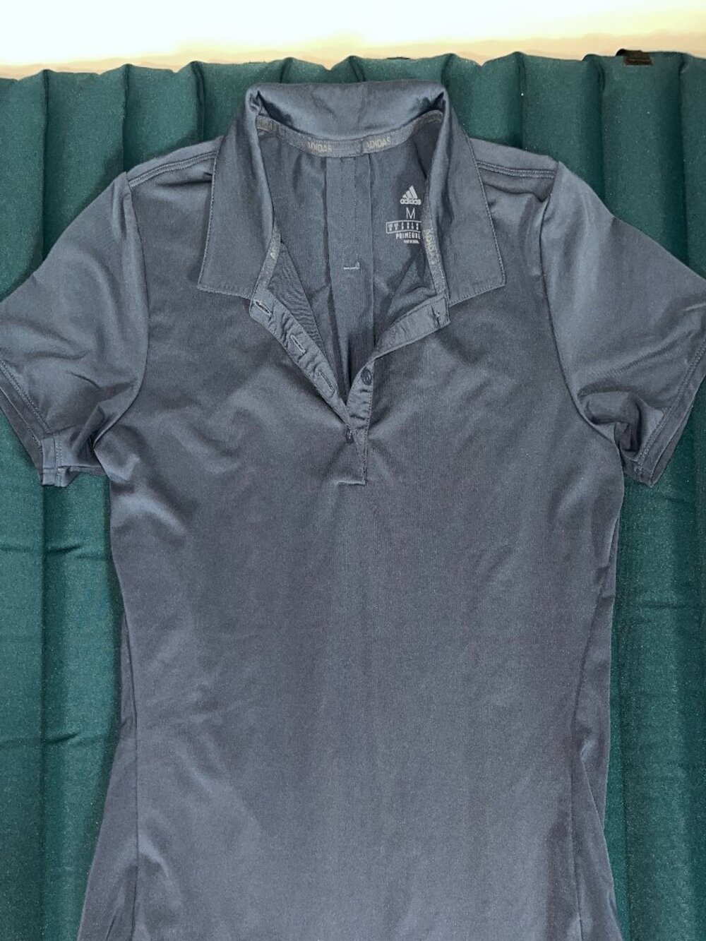 Adidas Primegreen Grey Short-SLeeve Polo Shirt